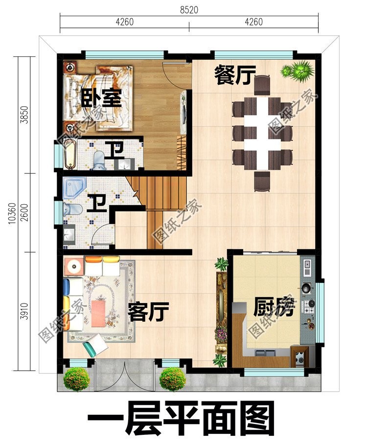 五套稳重踏实的养老房设计，真正地适合父母晚年生活的房屋