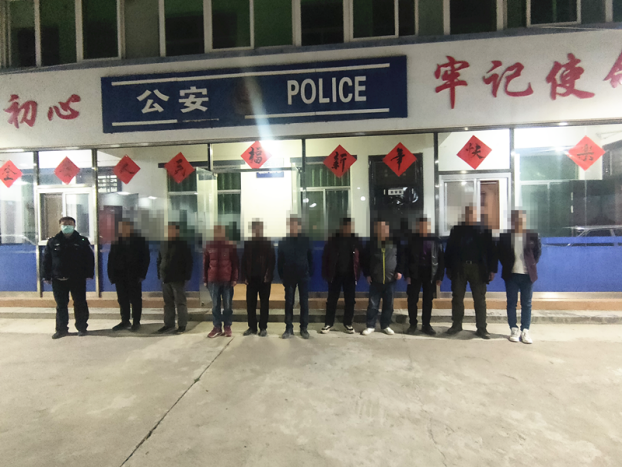 零容忍！查获涉赌人员8人，武功警方依法查处一起赌博案件