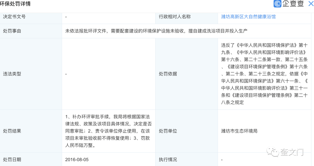 濰坊高新區大自然健康浴館被罰44萬元，咋回事？