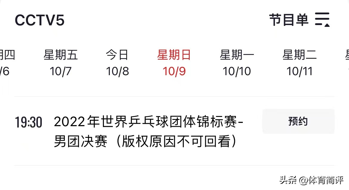 男子乒乓球团体赛在哪看（央视直播！今晚世乒赛团体赛男团决赛赛程出炉，国乒男团不容有失）