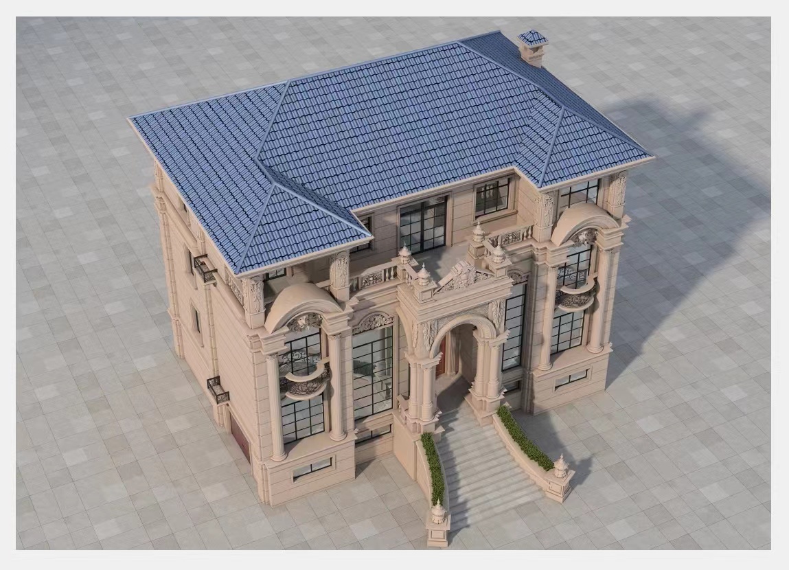 半层地下半层架空三层复式别墅,带衣帽间影视厅,是您喜欢的款吗