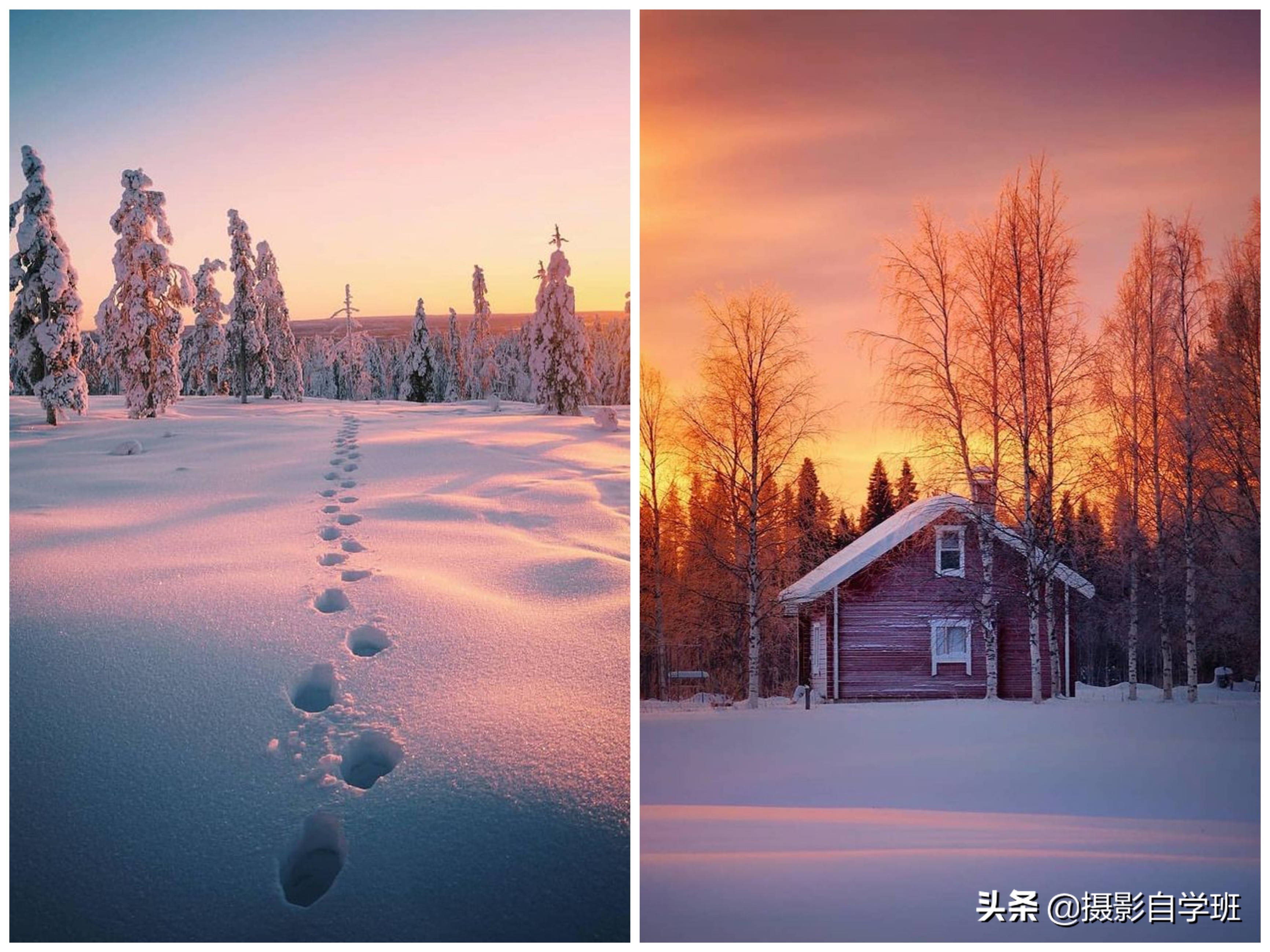 拍冬天的8个摄影技巧，新手拍美冬天并不难，模仿案例拍摄很简单