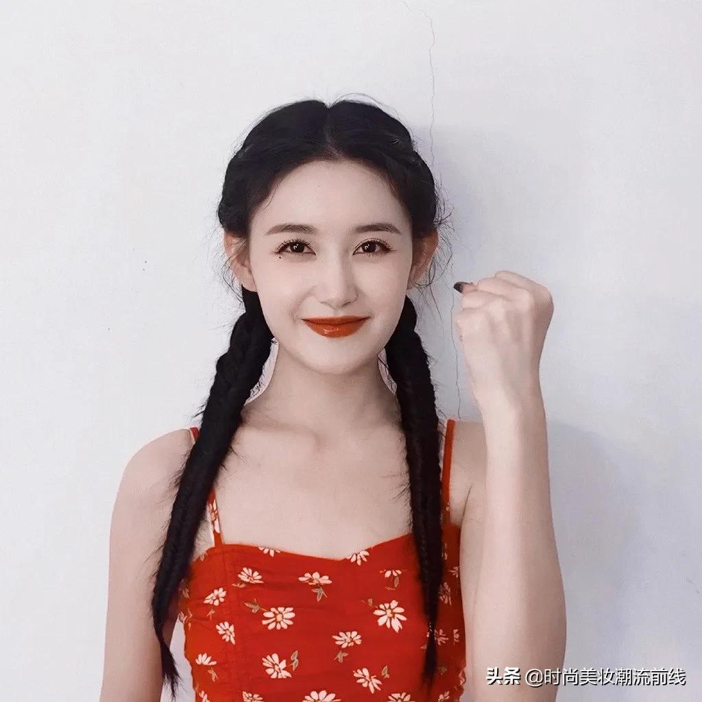 蒋依依，红果妹宝儿，麻花辫姑娘，好美