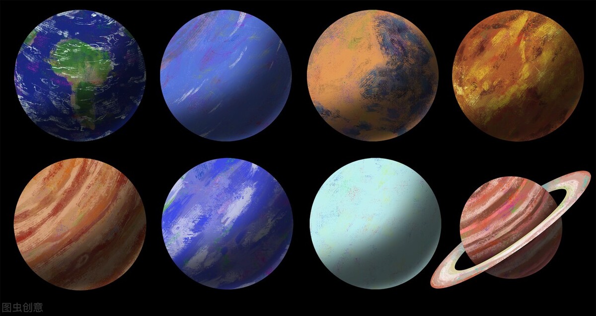 八大行星图片，九大行星图片