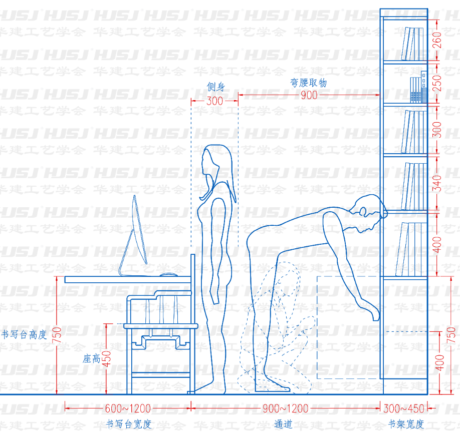 书柜尺寸,书柜尺寸标准图片 - 业奇网