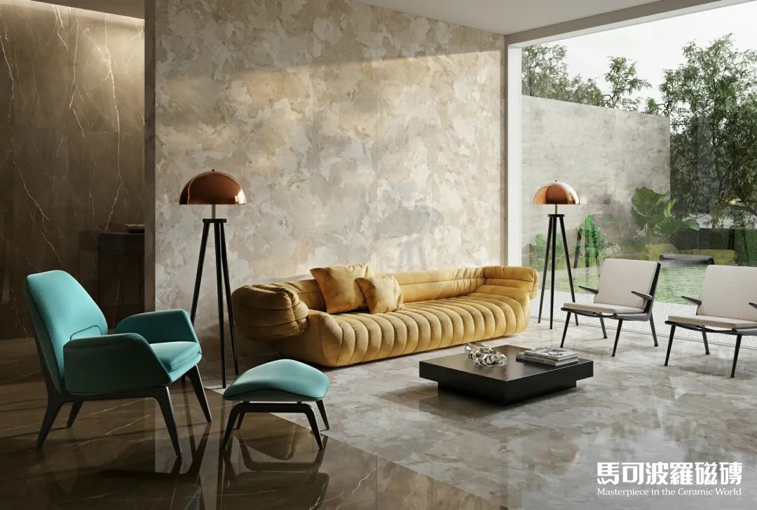 以科技呈現自然美學，馬可波羅AI隨機無限連紋大有紋章