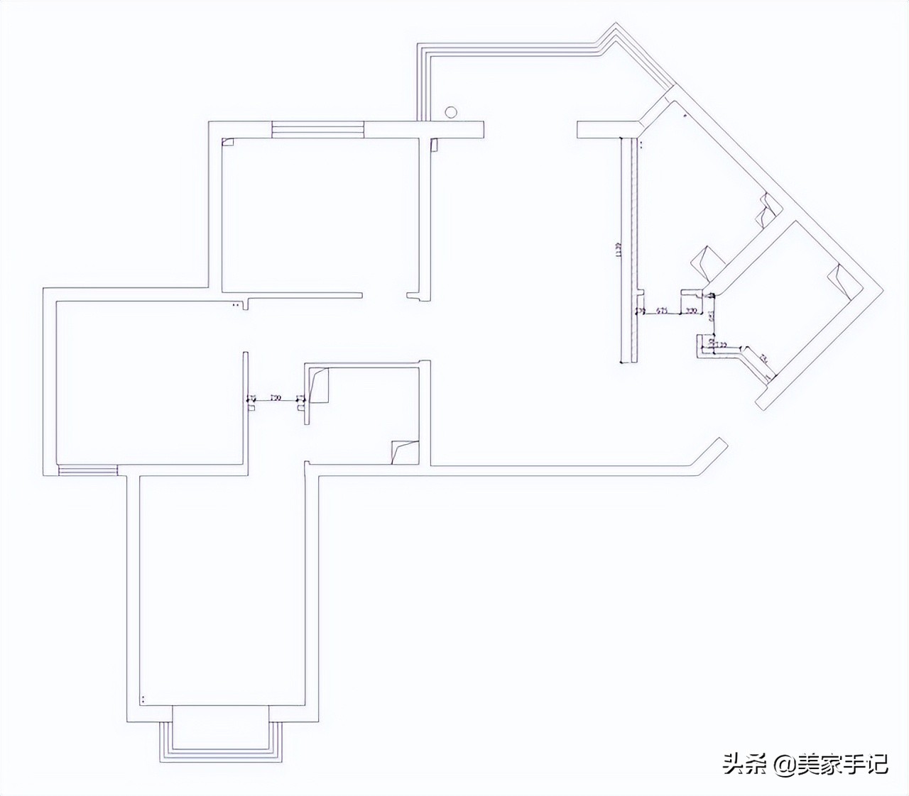 北京夫妇简装不吊顶装修效果图，简约实用又温馨