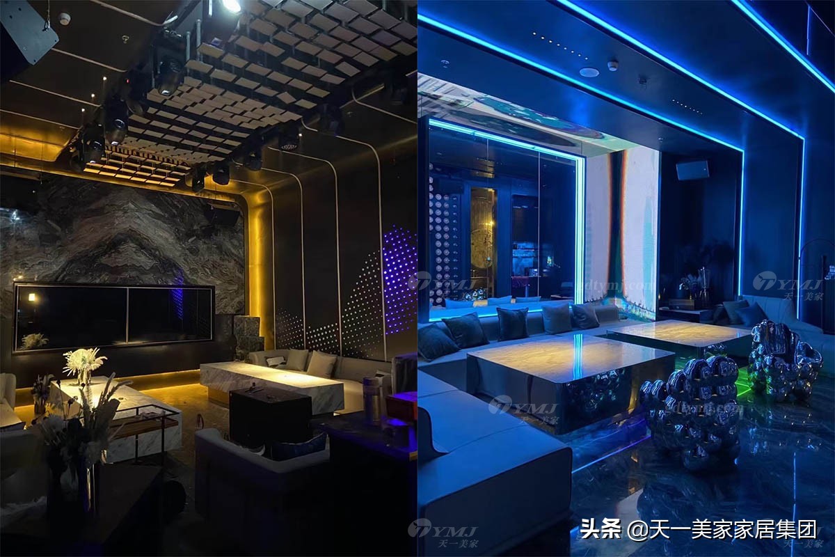 清远ONE77顶级KTV、酒吧CLUB项目工程案例完工实拍场景