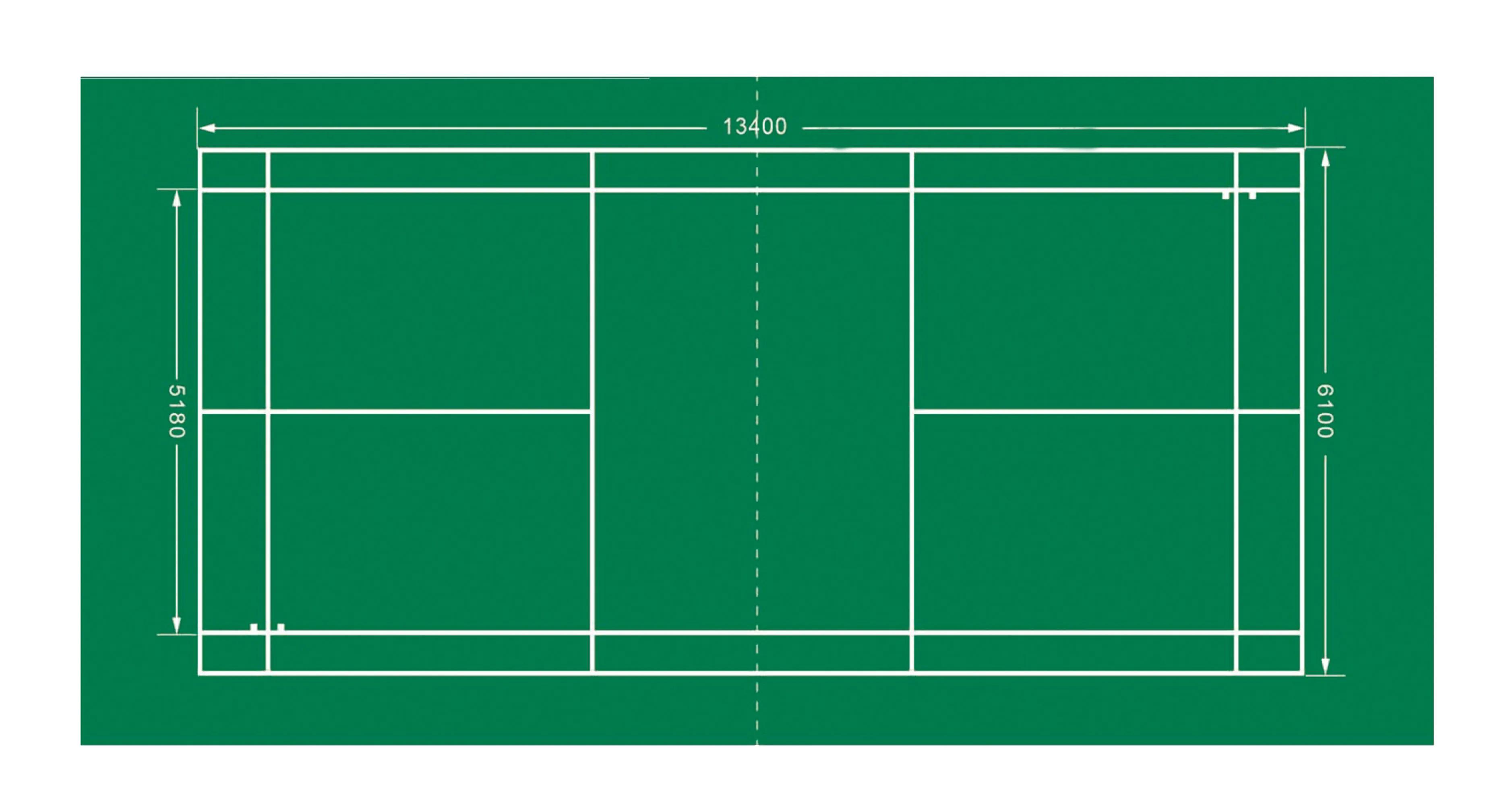 正规羽毛球场网多高(羽毛球单打新手必备规则之场地)