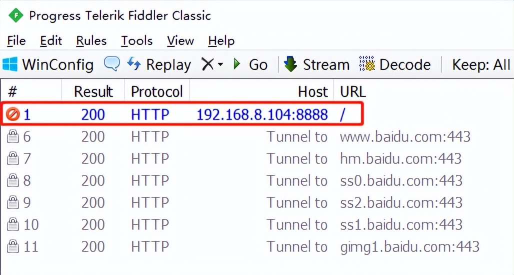 Fiddler 移动端代理抓包（基础篇）