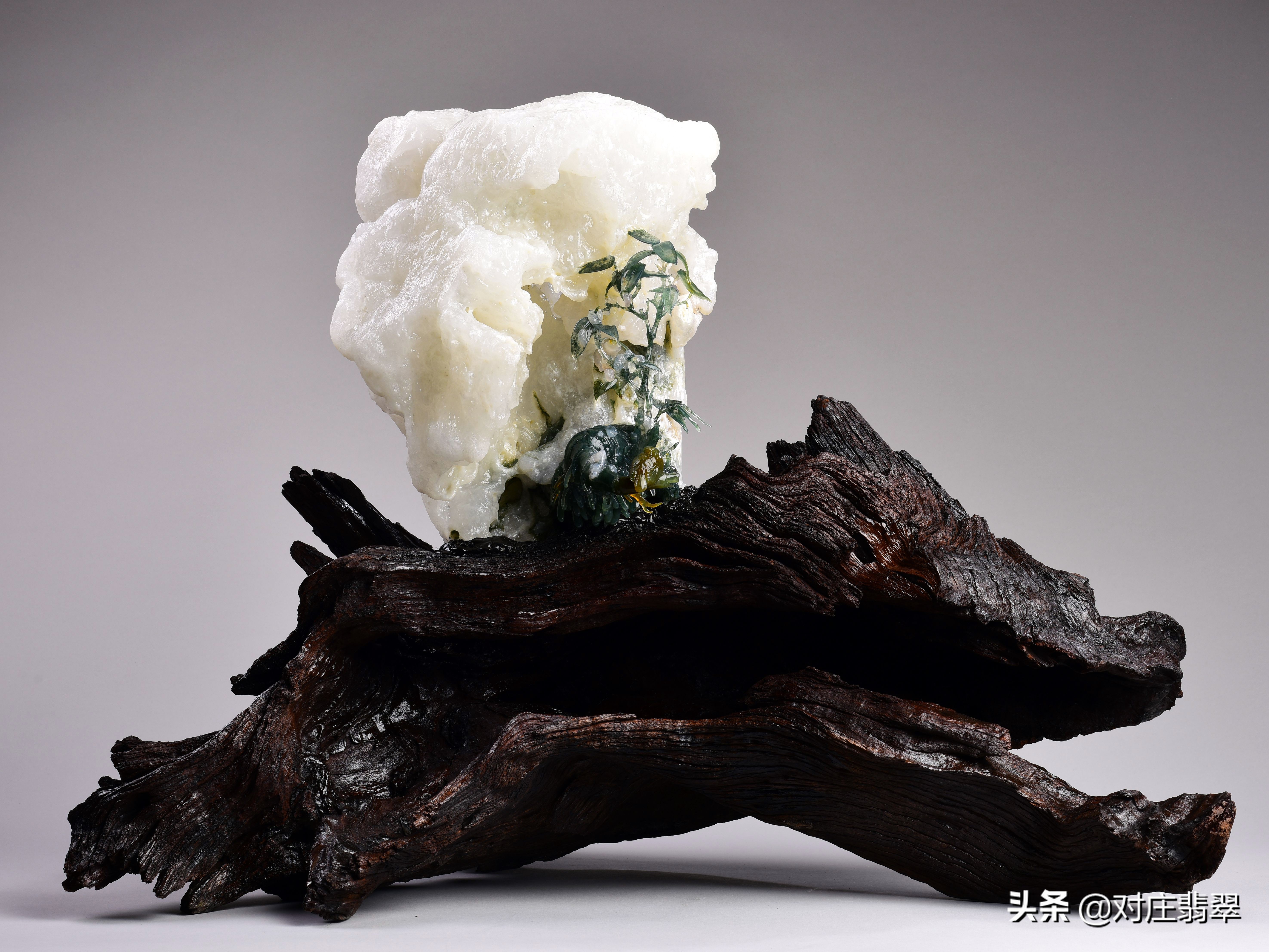 竹子造型翡翠玉石雕刻,如何恰到好处地表达东方韵味