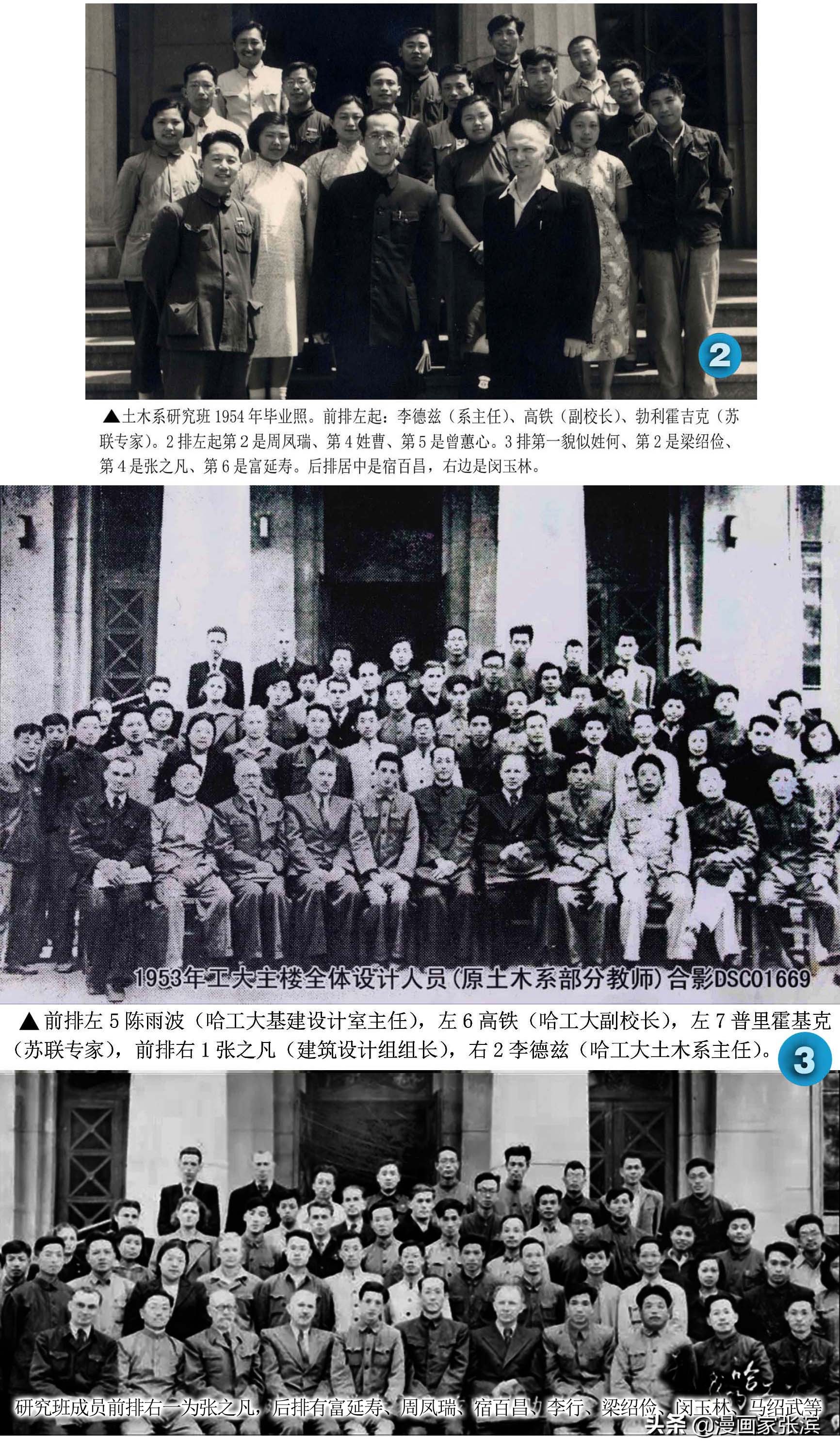 哈工大主楼设计团队1953年现场照片是历史的见证