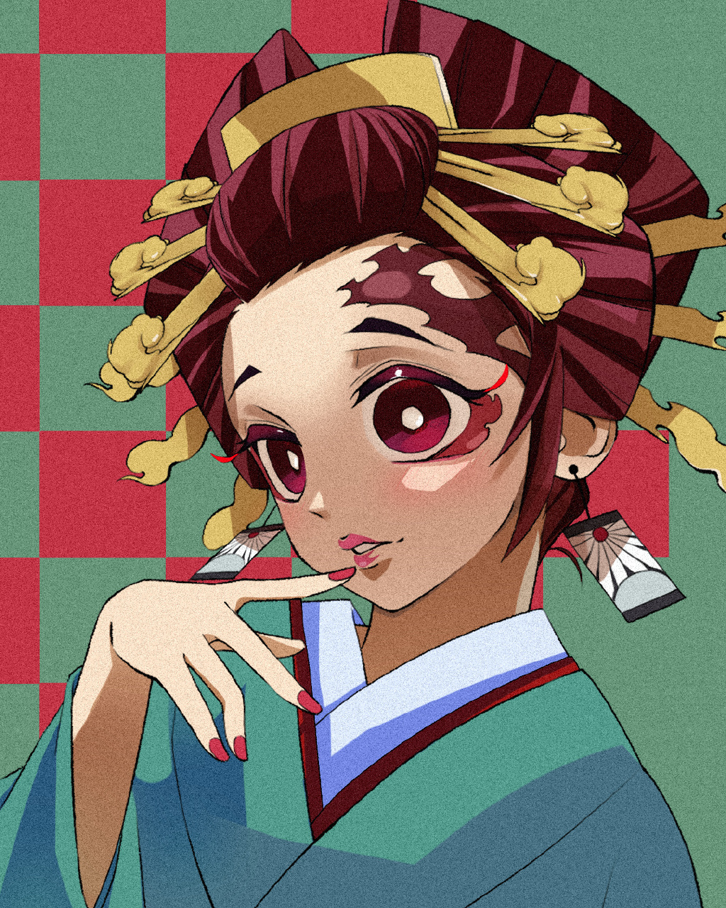 鬼灭之刃变成迪士尼画风,音柱造型有点油,伊之助女装永远的神