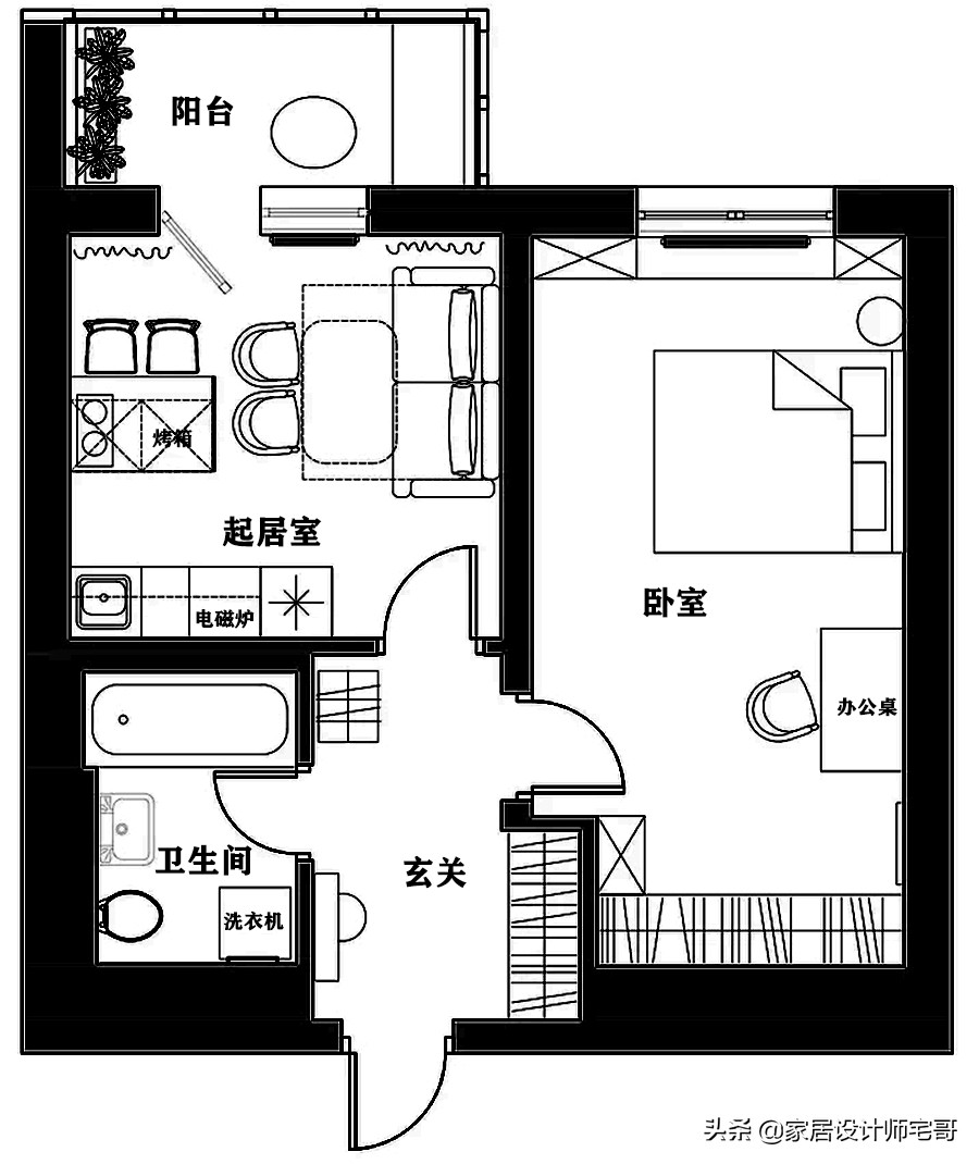 35岁小姐姐的租房生活：独居45㎡公寓，装修优雅复古、大气十足