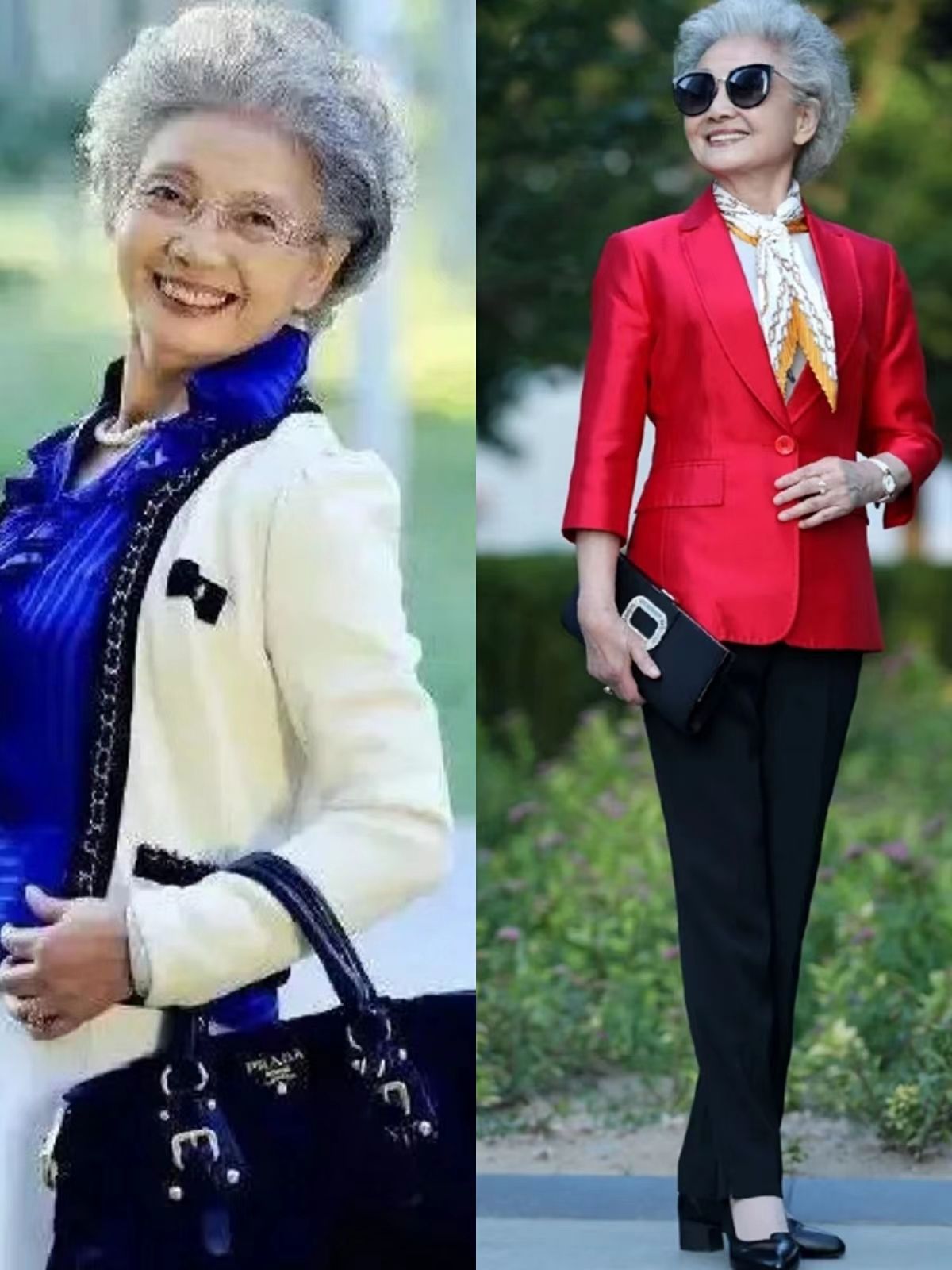 减龄有道的92岁时尚奶奶：忙着变美，忘记了变老，活成了女性典范