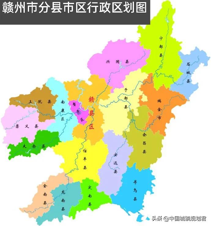 江西第二大市贛州市行政區(qū)劃調(diào)整設(shè)想：分贛州瑞金龍南三個(gè)地級(jí)市