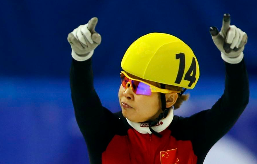 王濛的实力和成绩摆在那里,2012年9月在长达411天的禁赛后王濛复出,她