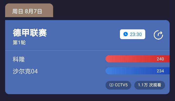 本轮德甲最新比赛直播(CCTV5直播：科隆VS沙尔克，沙尔克重返德甲首战，能够取胜吗？)