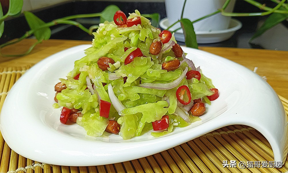 图片[1]-【生拌苦瓜】做法步骤图 清脆爽口 下饭喝粥都不错-起舞食谱网