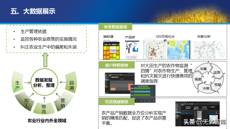 65页PPT智慧数字乡村农业大数据解决方案（附PPT全文下载）