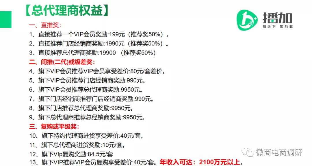 播加5G电商接棒九天绿，奖金制度可让总代理商年入两千万？