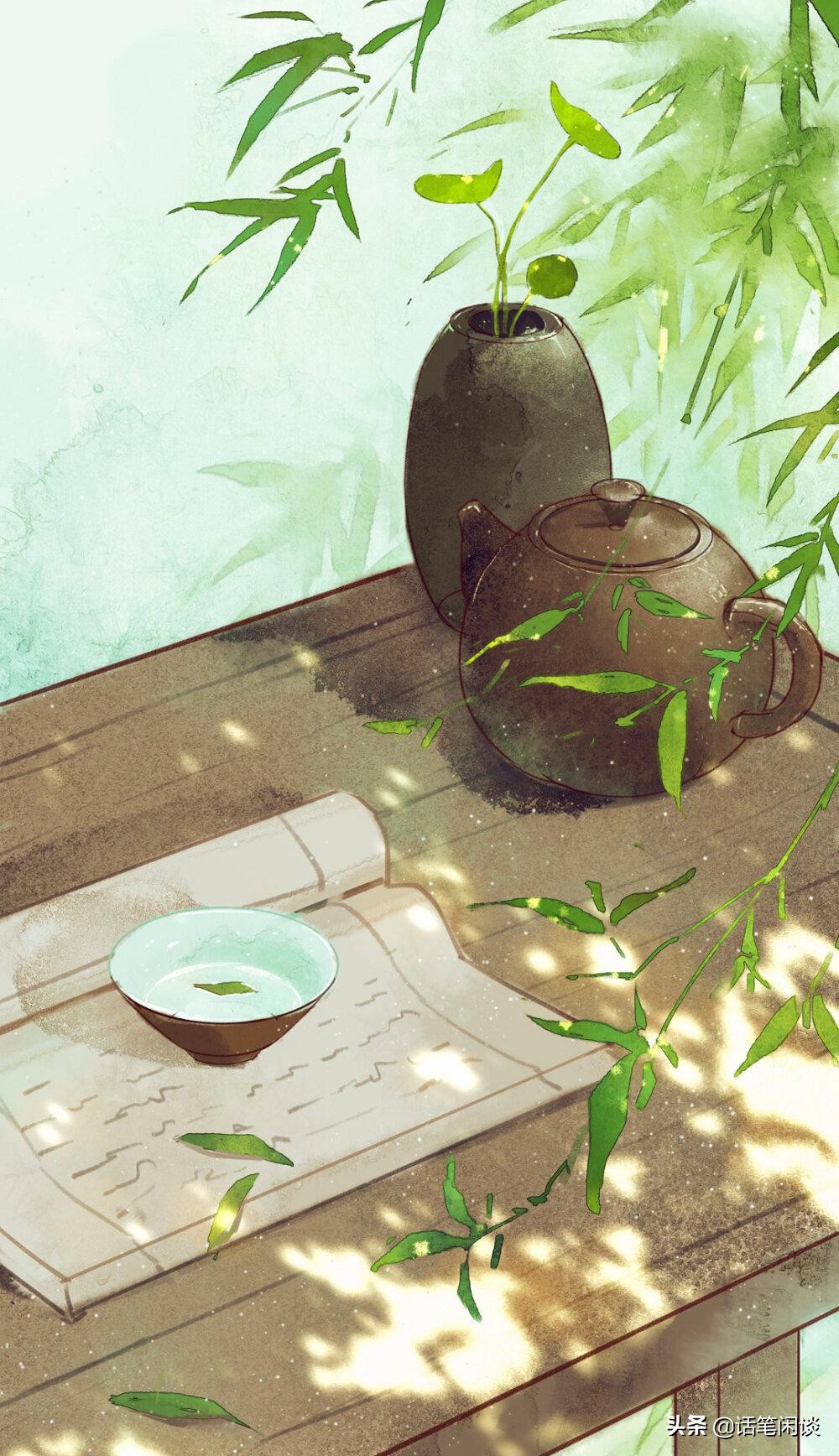 10句悠闲惬意的诗词:吴盐胜雪,春水煎茶,读起来像神仙之语一样