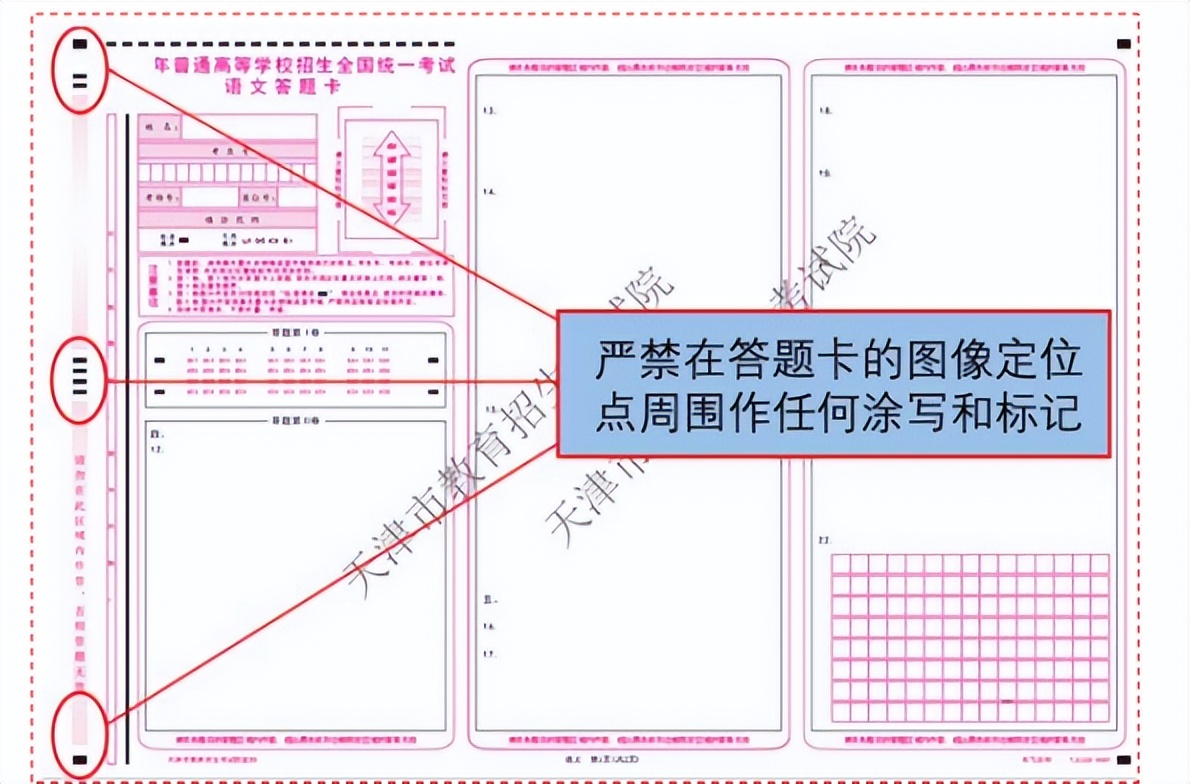 高考答題卡分abab卷答題卡