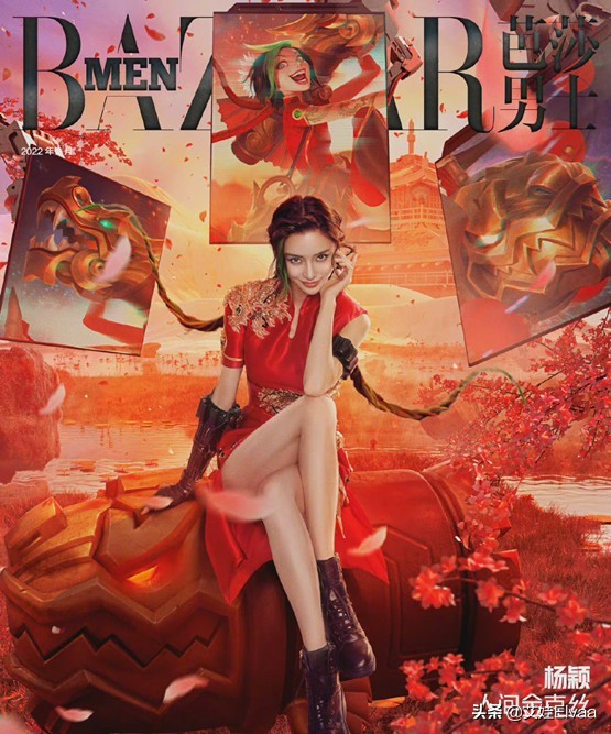 Angelababy离婚后首个生日大变样,穿裙戴假发,草地上许愿似精灵