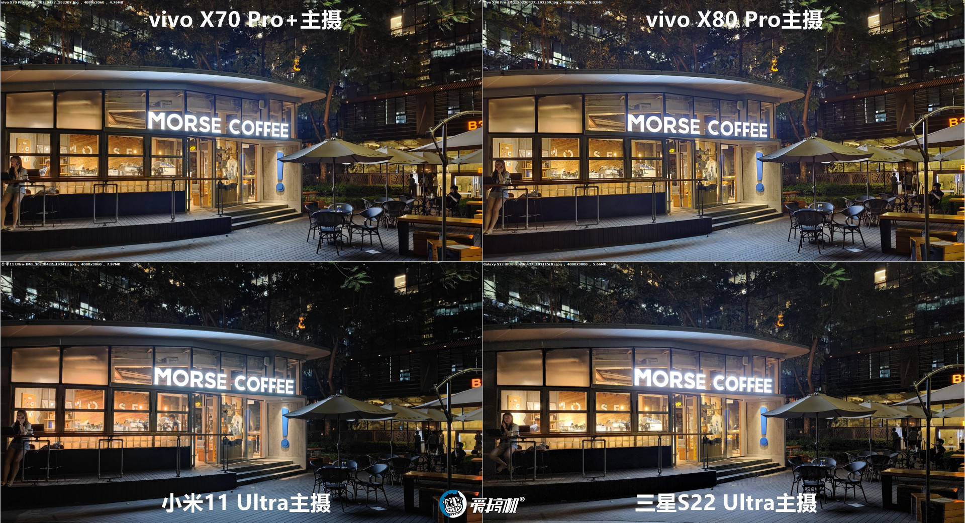 旗舰拍照PK：vivo X80Pro对X70Pro+、三星S22Ultra、小米11Ultra
