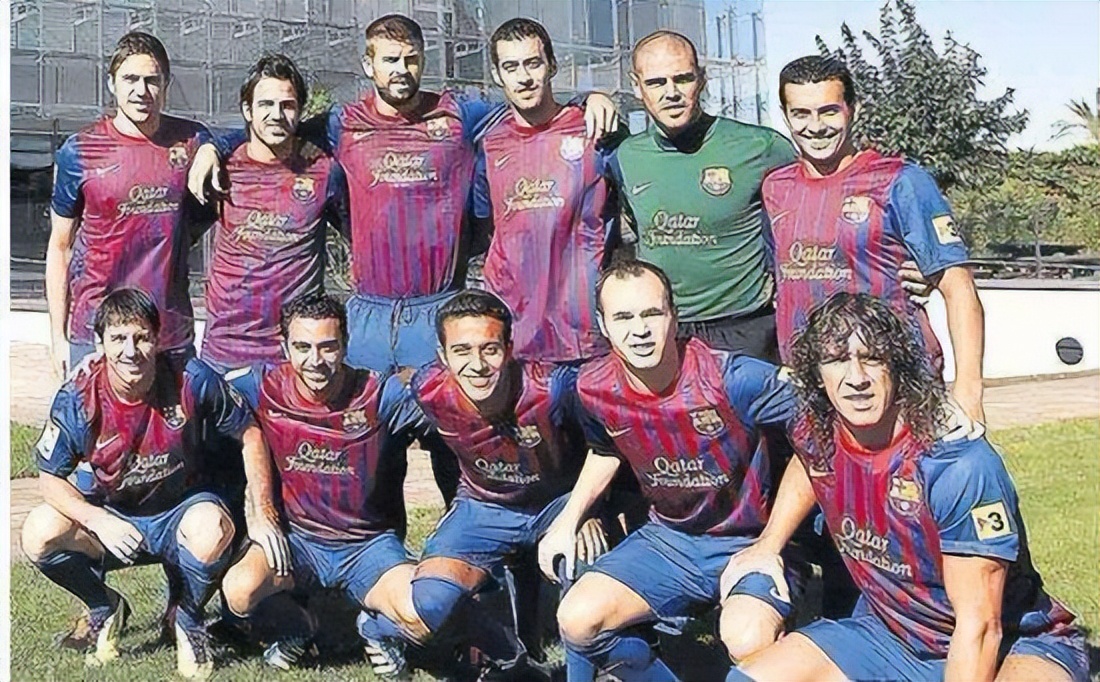 皮克是著名的拉玛西亚青训营87一代的杰出代表,皮克同窗的梅西,普约尔