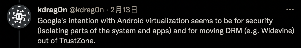 Android 13 虚拟化技术支持安装 Windows 和 Linux 操作系统