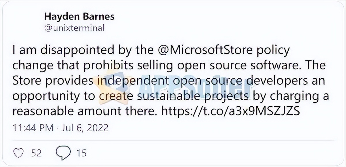 微软商店针对山寨者停止OSS应用销售；合法开发者感到失望