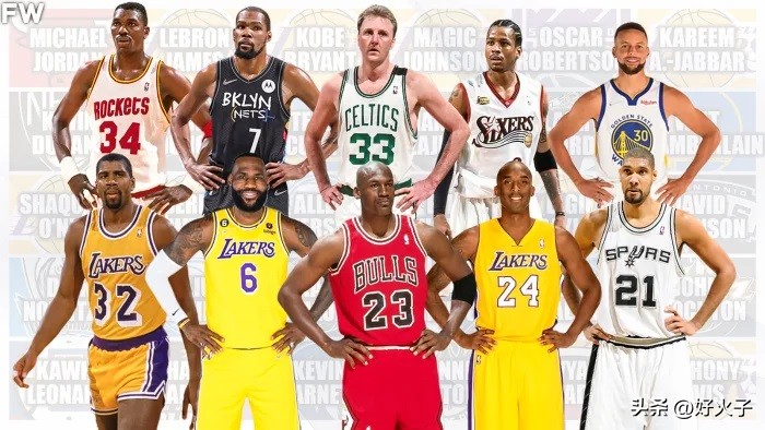 为什么nba天赋这么高（美媒评NBA历史30大天赋巨星：9人有时代的滤镜，9人堪称后无来者）