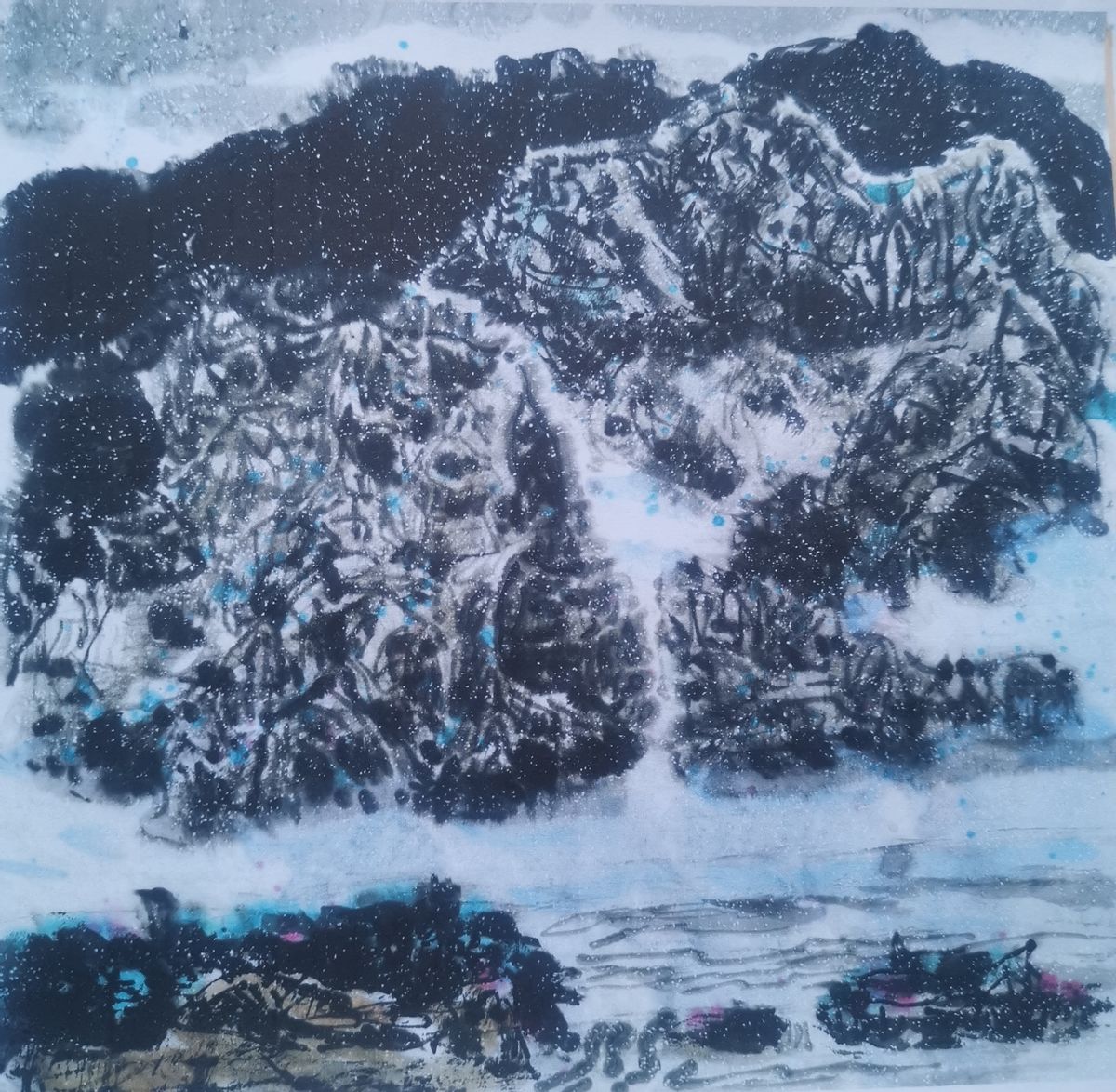 《敢教日月换新天》——成秉羿写意山水人物画一组