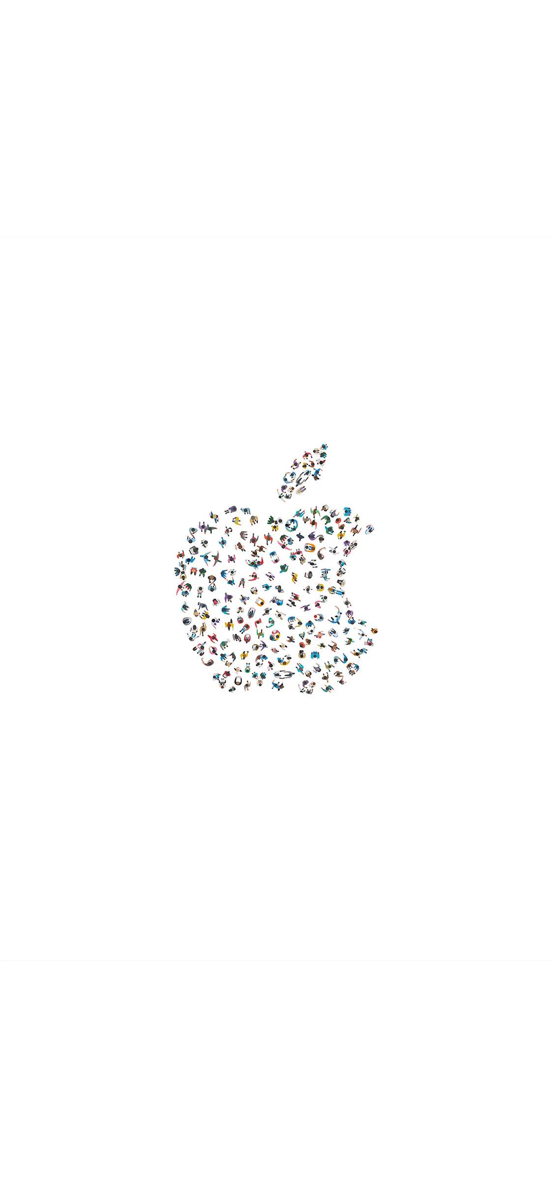 logo油画壁纸(创意Apple logo变形壁纸)