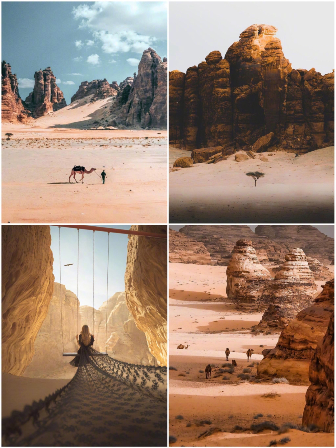 这处沙漠中的海市蜃楼，不是亲眼目睹，一定不敢相信