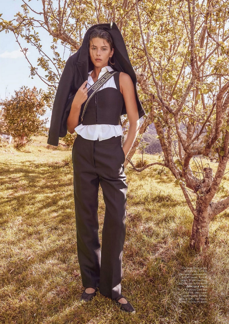 新西兰超模乔治娅‧福勒(Georgia Fowler)拍摄的时尚大片