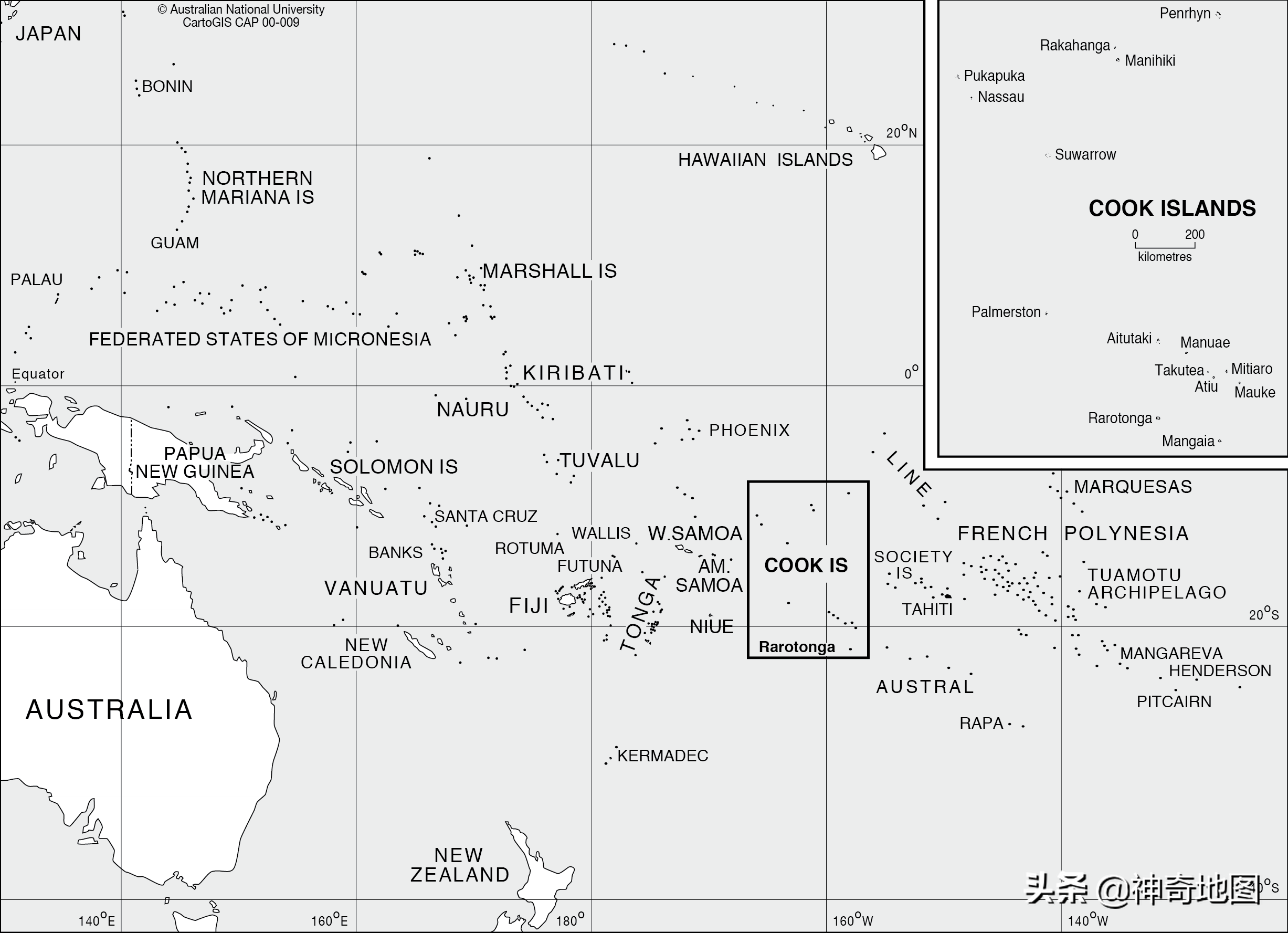 库克群岛简介(乱谈岛屿 (109)库克群岛（Cook Islands）南太平洋的小天堂)