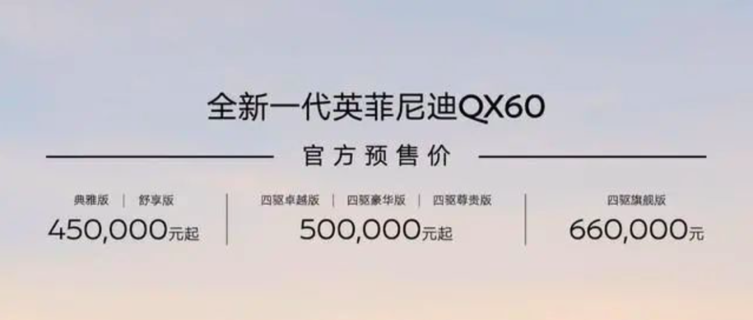 英菲尼迪加入后，东风日产产品线扩充至60万元，看齐一汽-大众？
