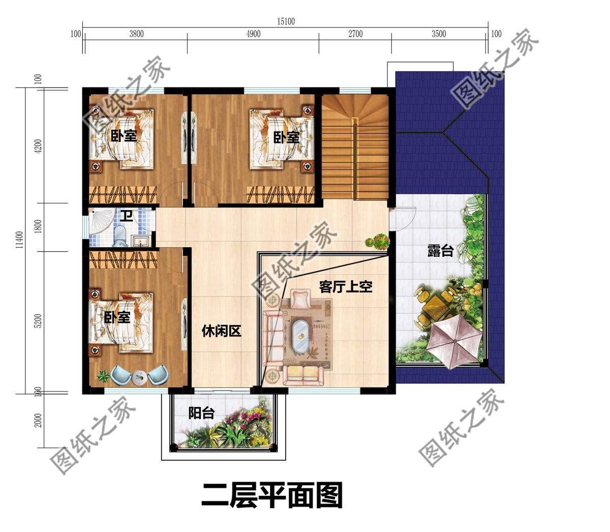 5款带罗马柱的农村别墅，与生俱来的厚重感，非常适合农村自建