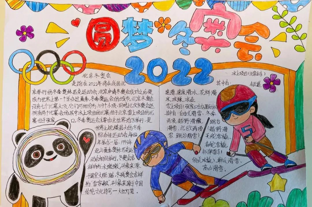 2022北京冬奥会手抄报（中小学生北京冬奥会手抄报图片和文字内容，收藏备用）