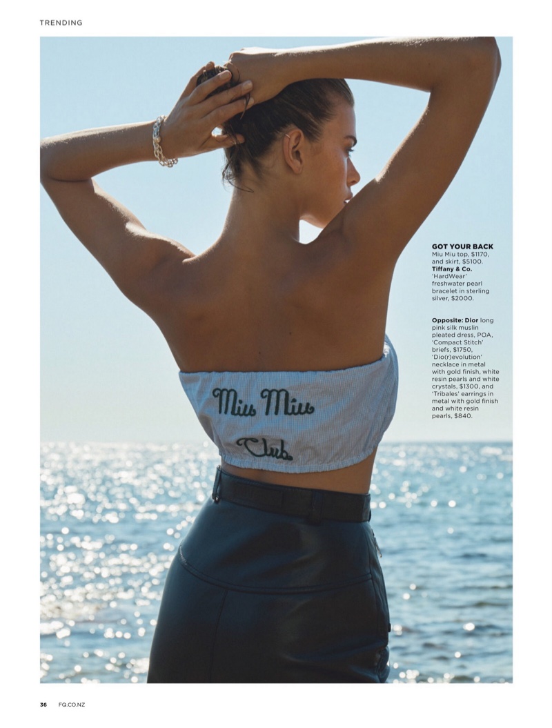 新西兰超模乔治娅‧福勒(Georgia Fowler)拍摄的时尚大片