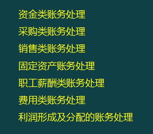 中小企业会计收藏！中小企业会计常见的账务处理，附最新会计科目