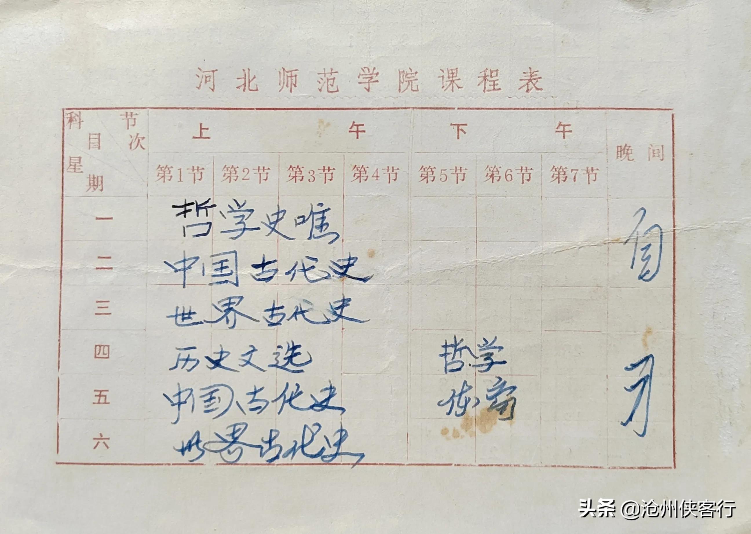 「苦乐年华22」第六章大学时代第5节：河北师院大一的学习生活