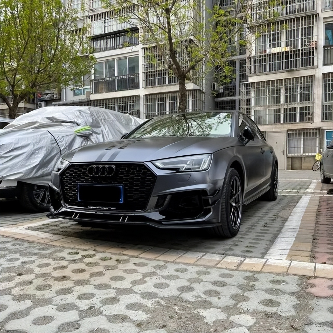 奥迪a4l改装升级之路低调的战斗风格焕然一新