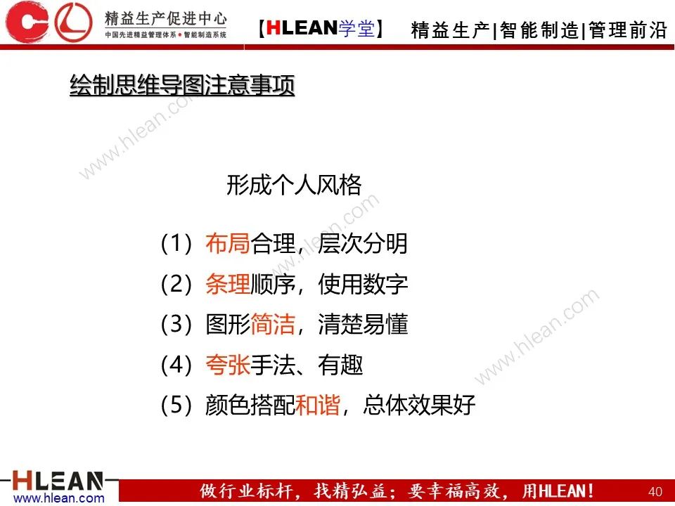 「精益學堂」有趣且實用的思維導圖