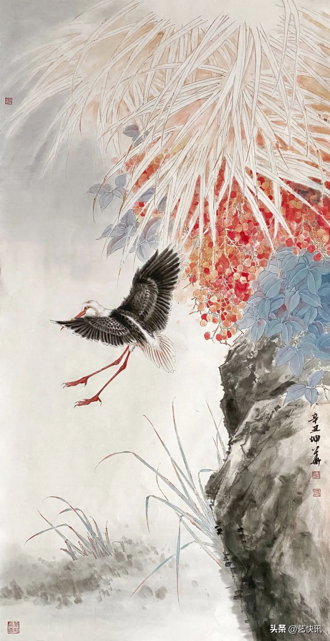 自强不息 · 德立坤华 | 郑坤华-工笔花鸟赏析