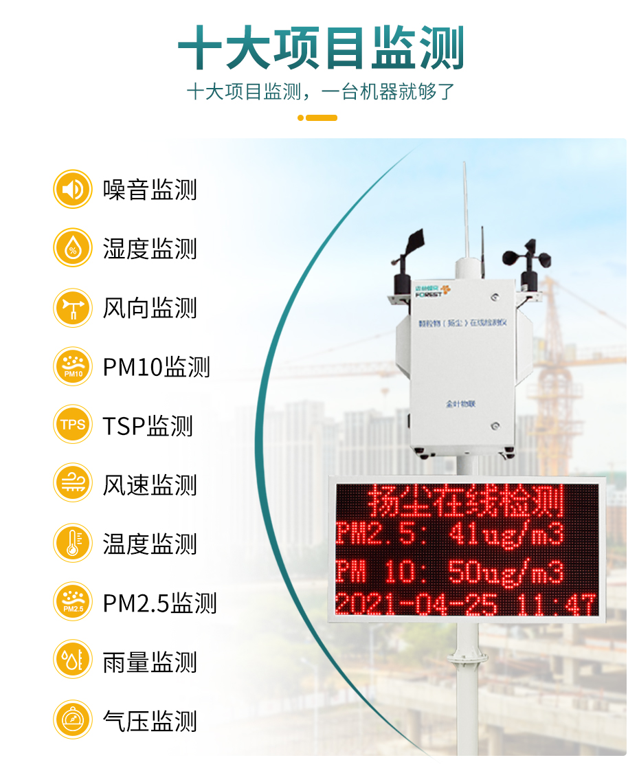 建筑工地如何實時監測揚塵濃度?