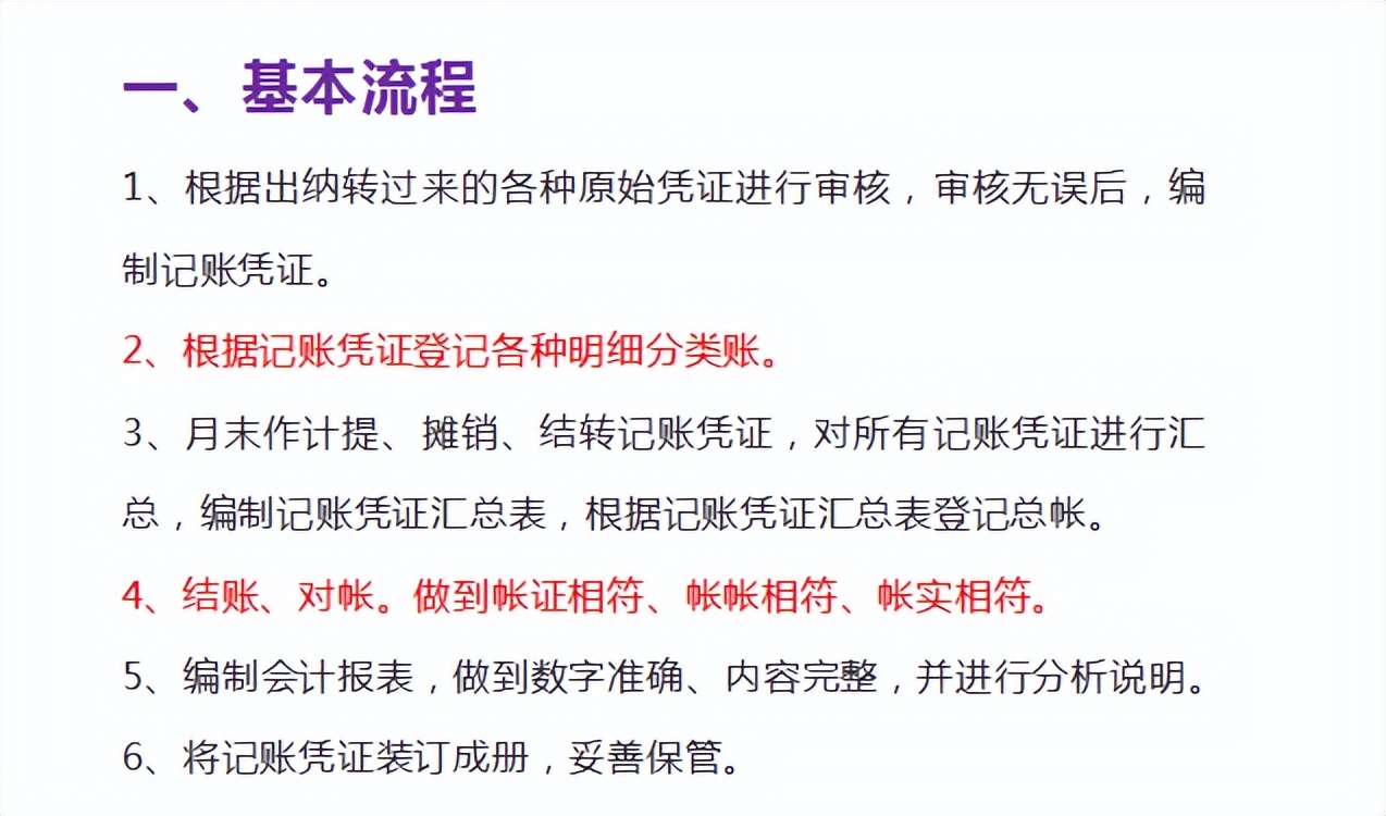 新手会计如何学习做账？超详细的48页会计做账流程，一学就会