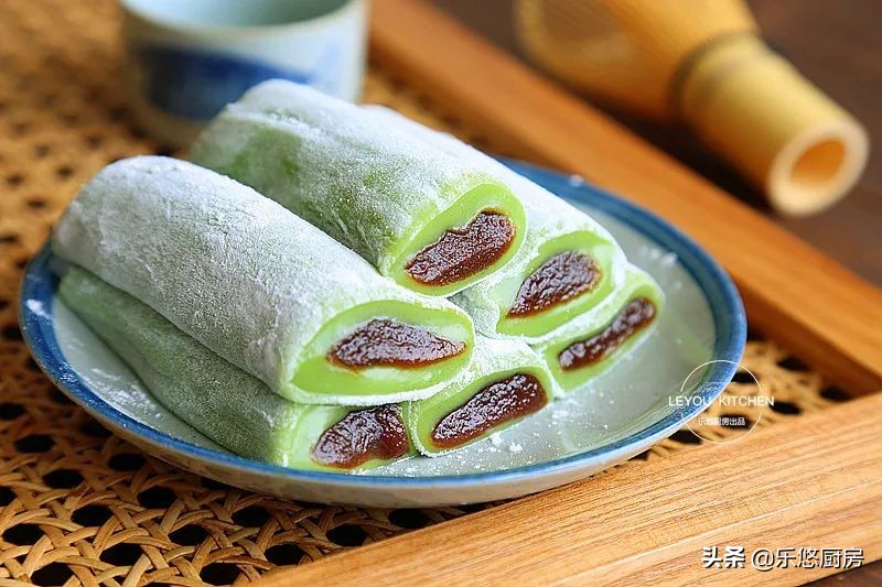 豆沙糯米卷，和买的一样软糯好吃，步骤详细，照着做就可以了